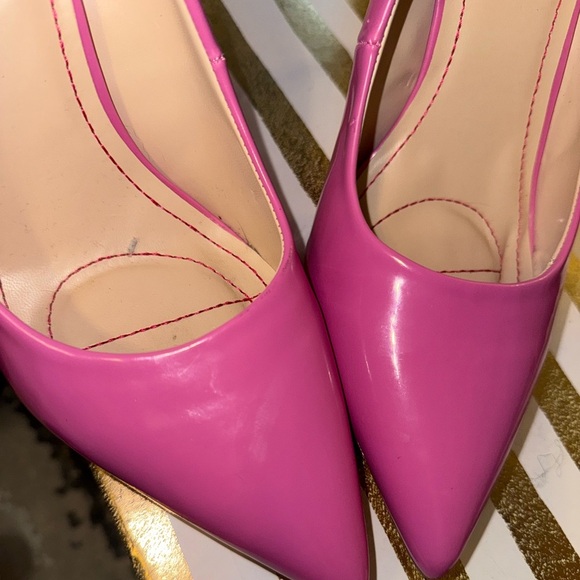 ANNE MICHELLE PUMPS POINTED TOE CONDITION-39 BARBIE PINK size 38 - Picture 9 of 10